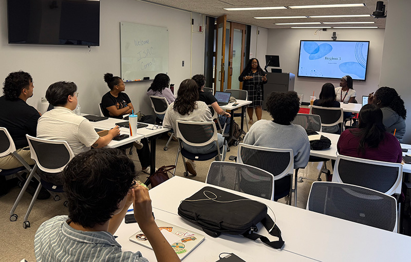 Dominque Green Region 3 classroom meeting
